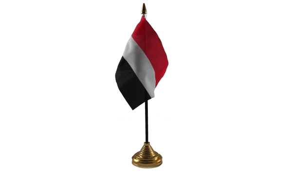 Yemen Table Flags